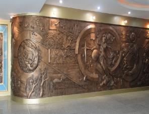 鑄銅雕塑中的浮雕是如何加工制作的呢？